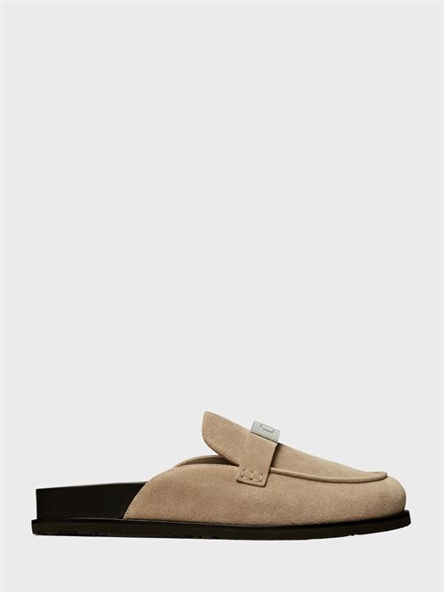 Suede slip-on mule with T buckle TORY BURCH | 177967256